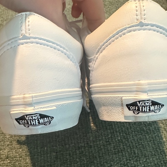 Vans All-White Low-Top Skate Sneakers - Picture 3 of 5